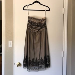 David’s Bridal Strapless Dress